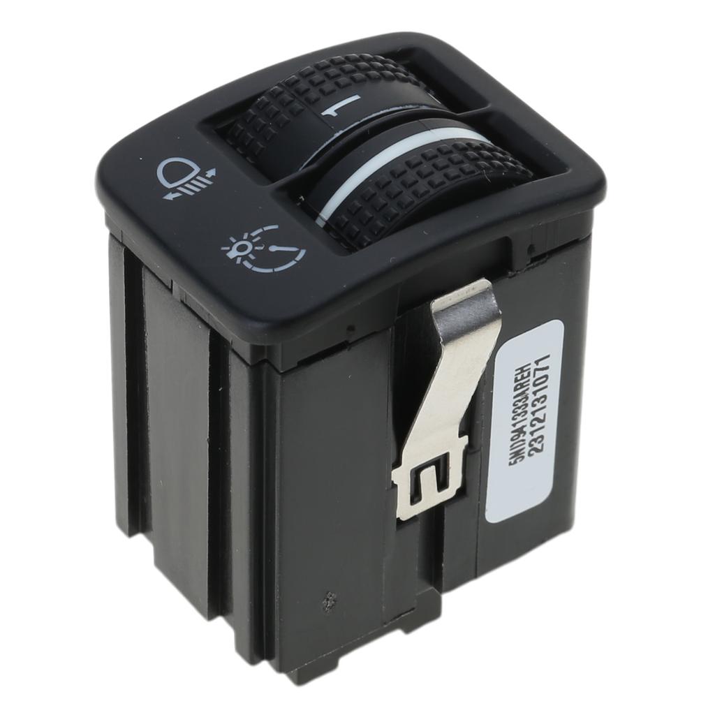 Bryter for justering av lysstyrke på hovedlysdimmer 5ND941333 5N0941333 5ND941333A for Tiguan 08-15 Hovedlyskontrollbryter