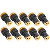 10PCS AD16‑22DS Yellow LED Indicator High Brightness LED Signal Lamp Light for Signal IndicationAC DC24V