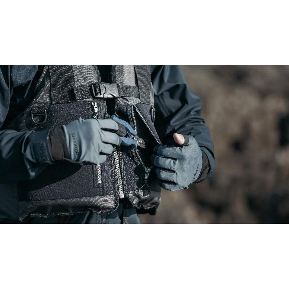 SHIMANO Fishing Wear Fixed Floating Vest Rock Shore Vest VF-029U Black 0 Rock Shore Rock Sea Saltwater