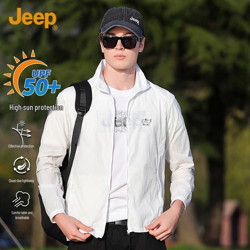 JEEP Men s Lightweight Sun Protection Jacket 5XL