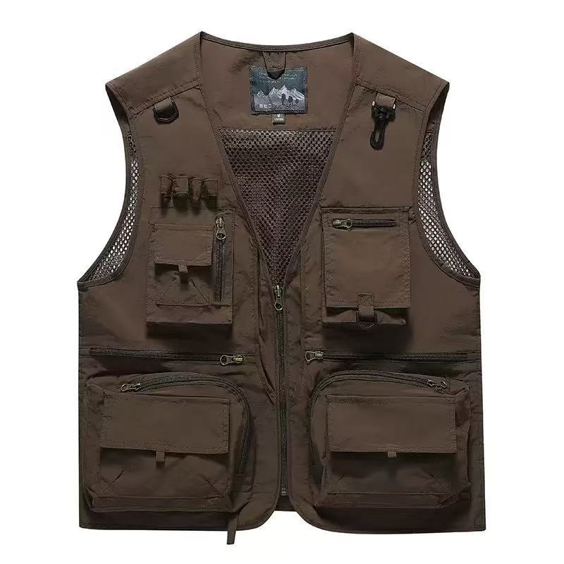 New Quick-drying Vest Men's Casual Outdoor Multi-bag Fishing Photography Vest