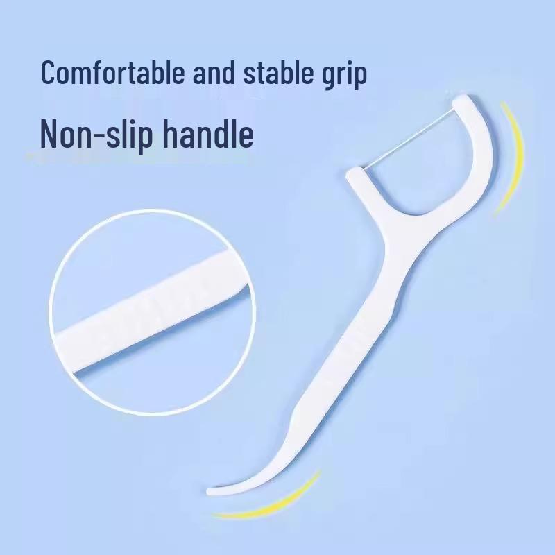 Einweg-Zahnseide-Picks mit Pfirsichgeschmack: Superfeines Tragbares Familienpack für Zuhause oder unterwegs