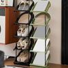 Multi Layer Slanted Insert Design Footwear Rack Easy Access Organized Placement Solution Vertical Shoe Rack