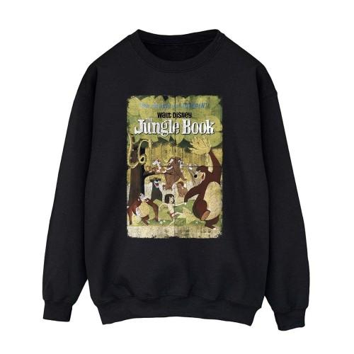 Jungle Book Womens/Ladies Retro Poster Sweatshirt