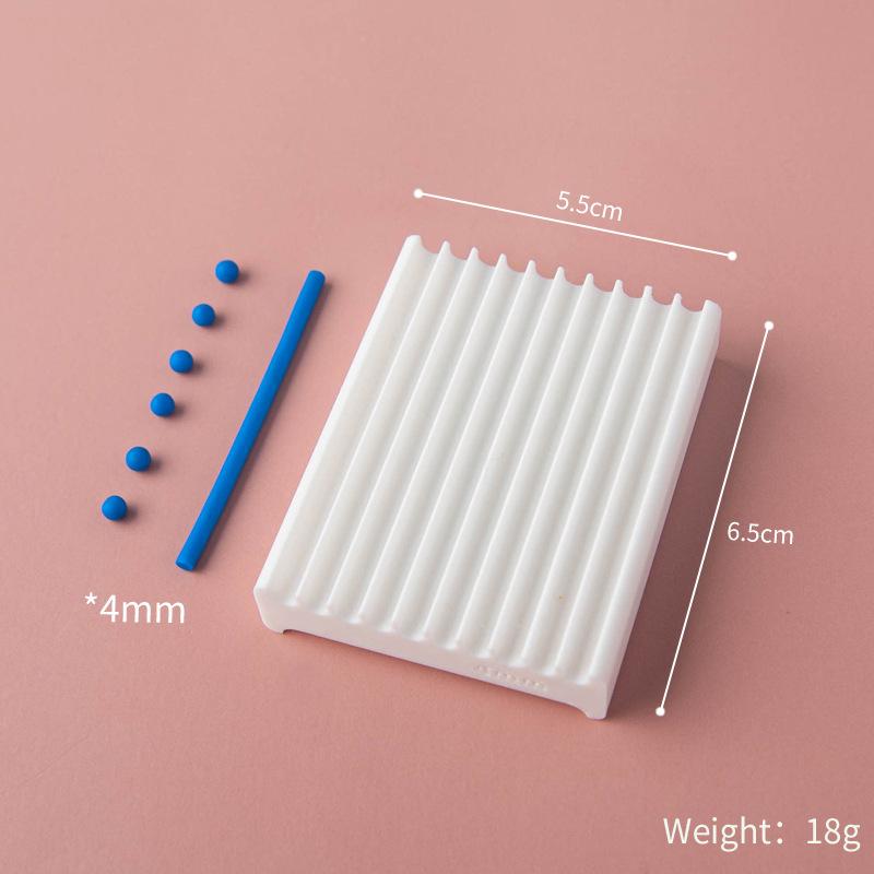 Tira de Atrito/Molde de Bola Macia 1-6mm Cerâmica Macia Diâmetro Disponível em Ambos os Lados Brincos DIY Bola Pequena de Argila Ferramenta de Moldagem Rápida