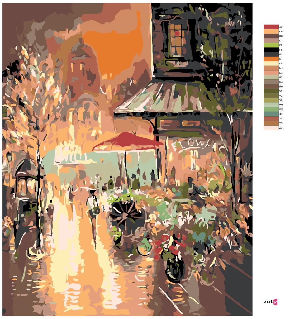 Zuty Paint by Numbers EVENING CITY, 40x50 cm uygun fiyatlı satın