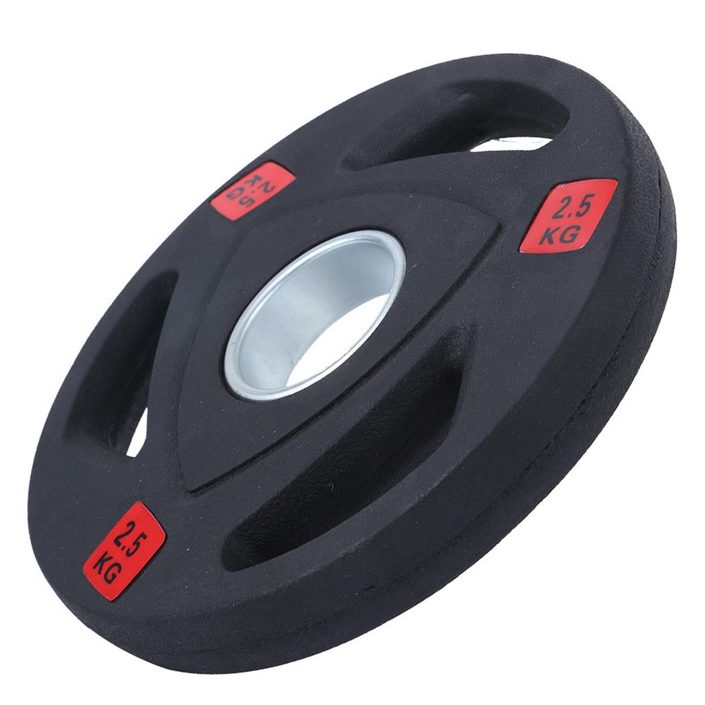 Gym Trehåls Handstångsskiva Stora Hål Inhemsk Tyngdlyftning Fitnessutrustning 2,5 kg