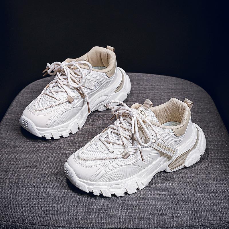 

Women s shoes thick-soled and thin dad shoes autumn new versatile mesh breathable casual running sports little white shoes 40
