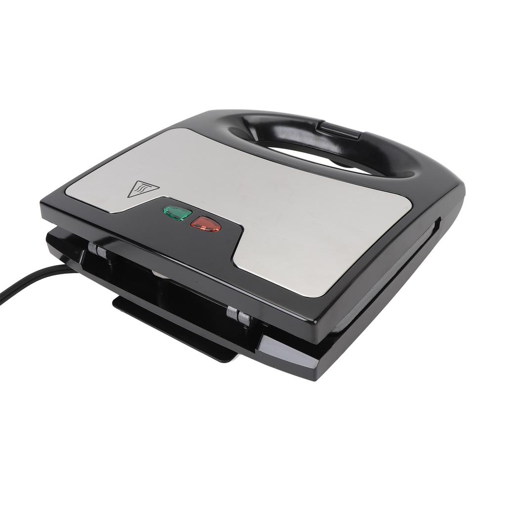 Electric Breakfast Maker with Safe Handle Anti Stick Aluminum Electric Sandwich Press for Waffle