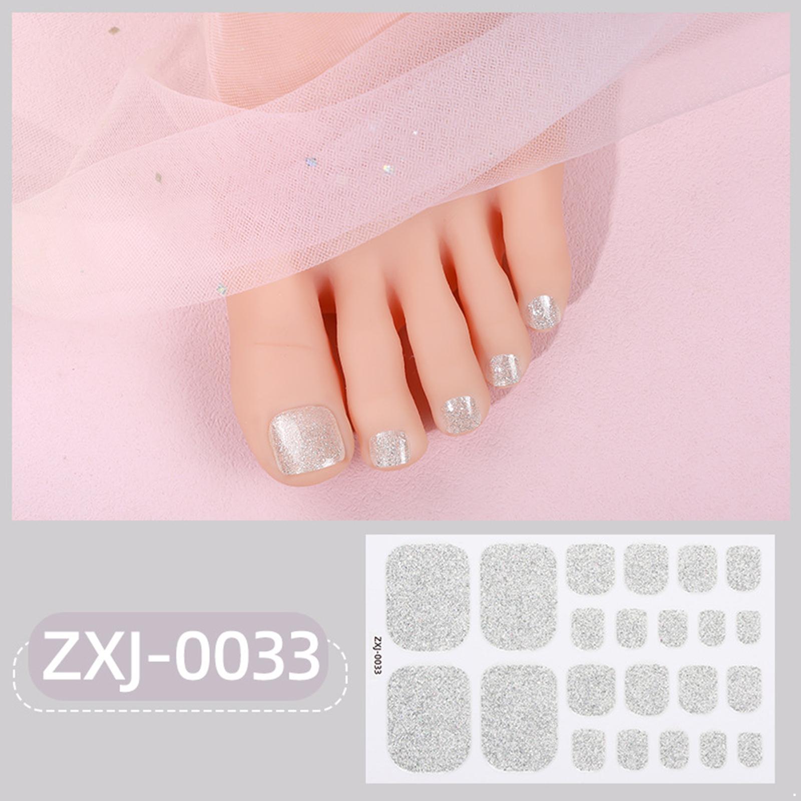 

10 шт. однотонные наклейки для ногтей на ногах для женщин и девушек, легко наносятся, самоклеящиеся полоски для полировки с пилочкой для ногтей, инструменты для маникюра, долговечные, водостойкие наклейки для ногтей One Size