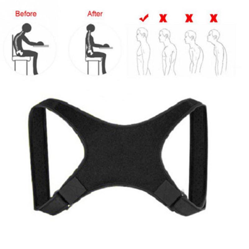 Cinto Corretor de Postura Dorsal Unisex para Adultos - Suporte para Corcunda e Pós-parto com Ajuste de Expansão Torácica.
