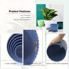 Vertical Pattern Thickened Pot, Potted Plant, Non Ceramic Pot, Balcony Small Flowerpot