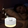 Macchina per il Sonno con Luce Calda 24 Suoni Naturali Opzione Timer Bambino Piccolo Bambino Adulto Rilassamento Pratica per il Viaggio