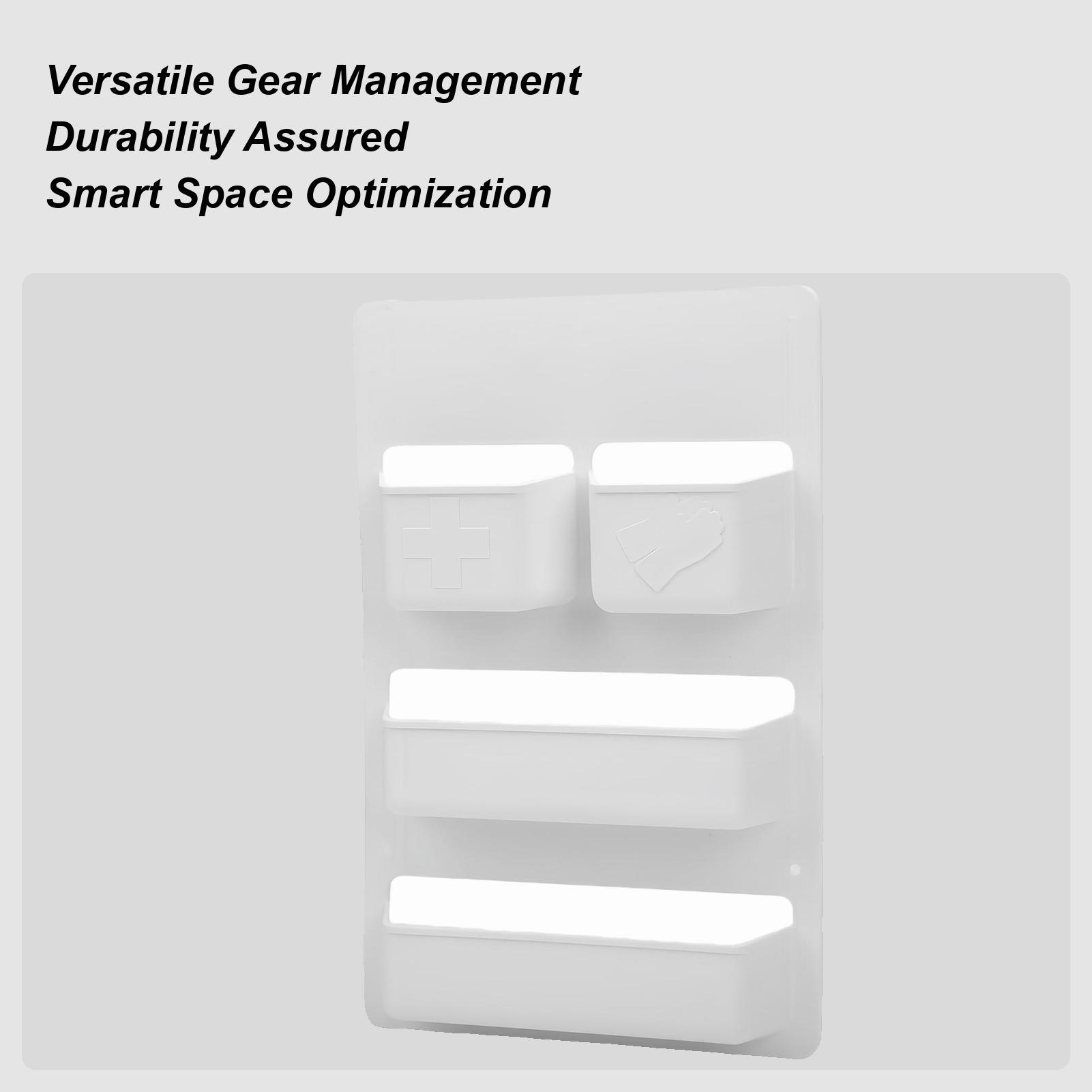 RV Door Storage Box Wall-Mounted Caravan Storage Bathroom Wall Mounted Organizer For Road Trips Outdoor Enthusiasts Travel