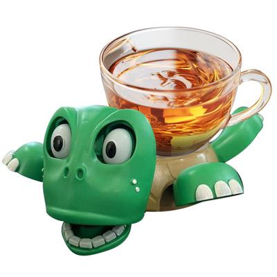 Dessous de verre en forme de tortue amusant, support créatif pour tasse à thé, café, boissons, imprimé en 3D, tapis isolant, anti-brûlure, décoration de table