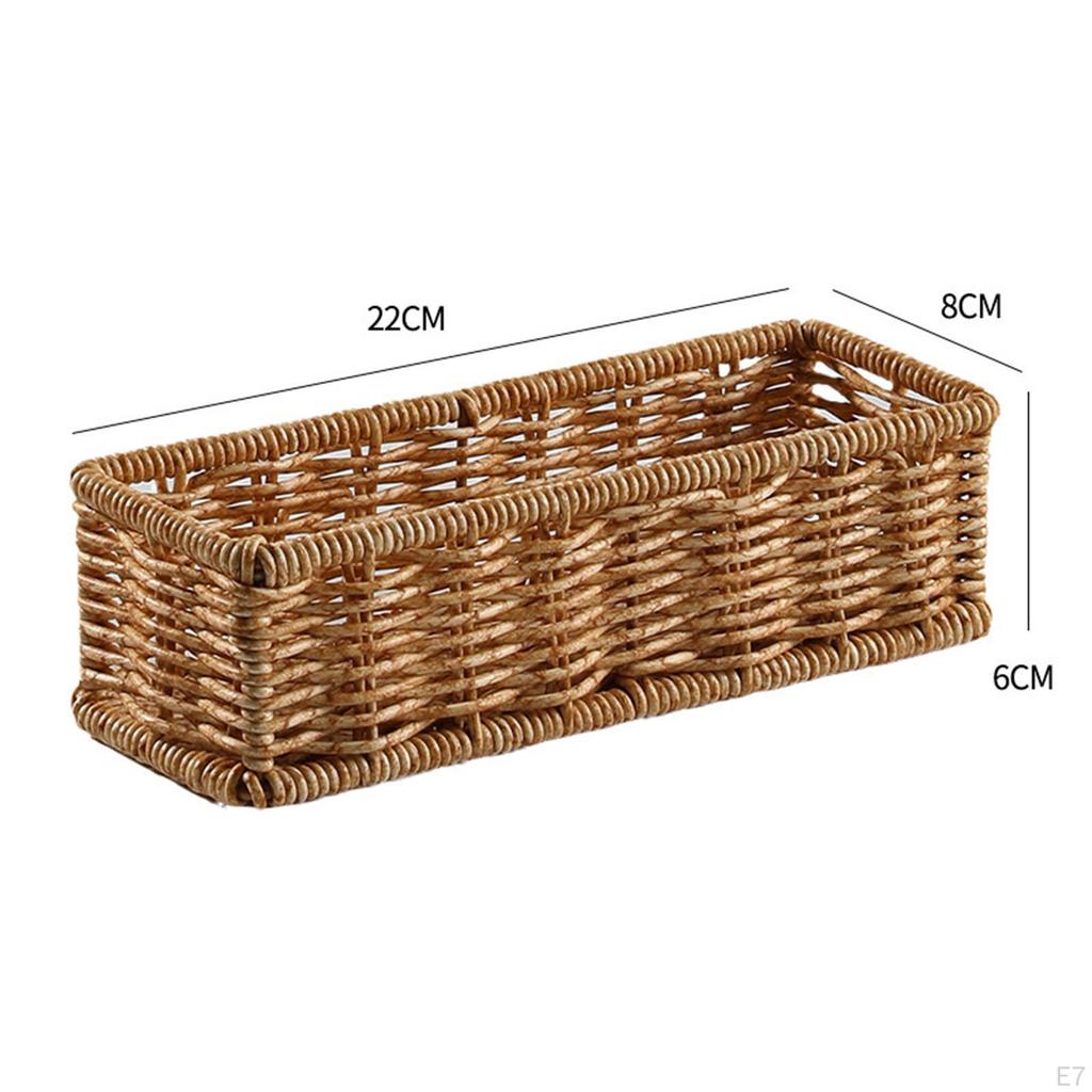 Elegante Cesto Contenitore in Rattan per l'Organizzazione della Casa