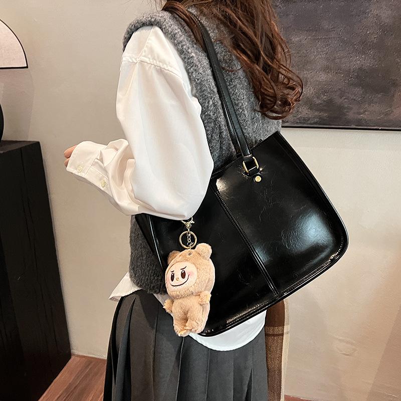 Large capacity bag women's 2025 new trendy fashion shoulder tote bag versatile niche casual portable