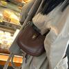 Women's New Saddle Bag, Crossbody Bag, High-end Leather Women's Bag, Versatile Underarm Single Shoulder Small Bag