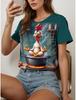 Summer Parrot Bird 3D Print T-shirts Women Streetwear Hawaii Casual Fashion Y2k Short Sleeve T Shirt O-neck Tees Tops Clothing
