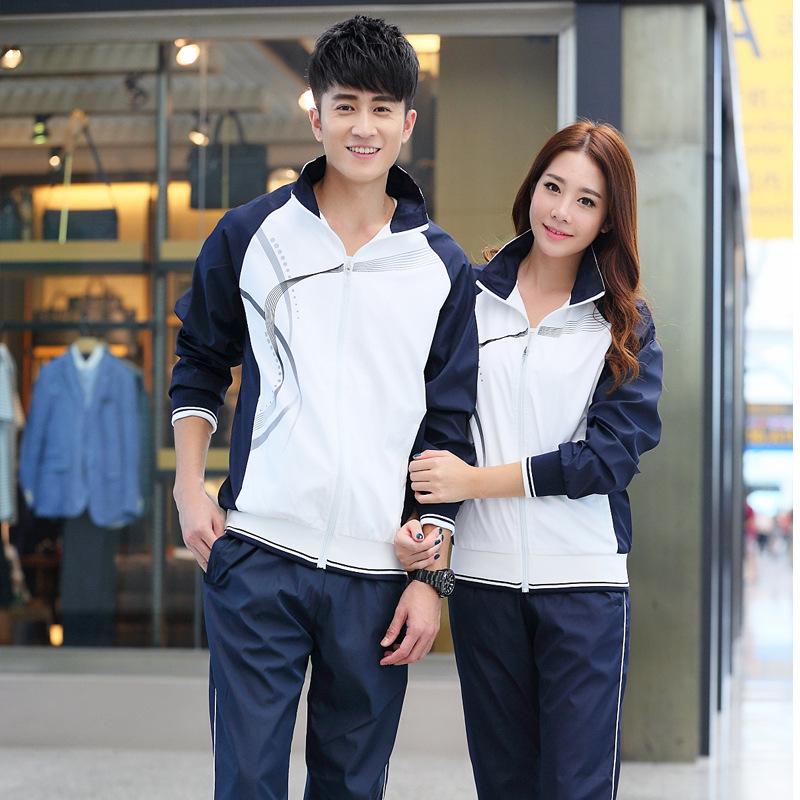 Spring & Autumn Casual Running Sports Set: Unisex Long Sleeve Jackets for Students & Teams