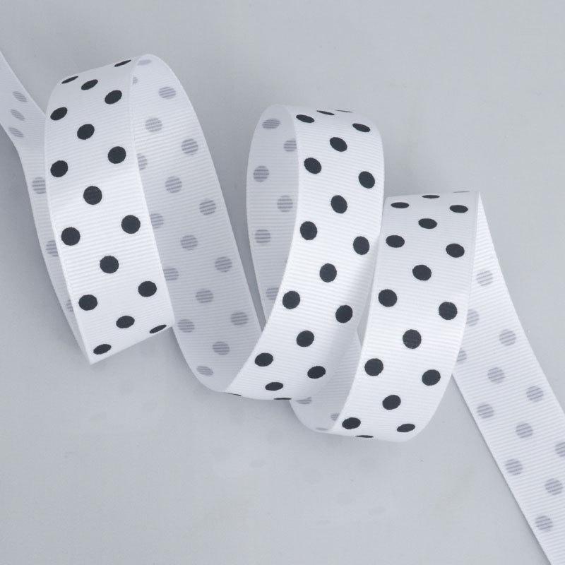 Dot Ribbon Colorful Ribbon Polka Threaded Ribbon Head Hair Accessories Hair Clip Bow Material Dot Ribbon Elegant Home Decorating Activity Supplies