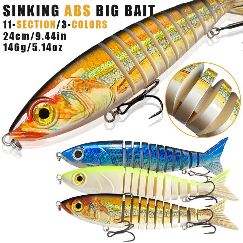 23cm Multi-Jointed Bionic Jerkbaits Pike Bass Zander Long Cast Hard Lure Set