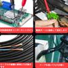 Mirhua Test Probe Multimeter Probe 600V 10A 1mm 2PCS Extension Needle Automotive Test Probe Test Lead Wire Piercing Probe Test Probe Ultra-Fine
