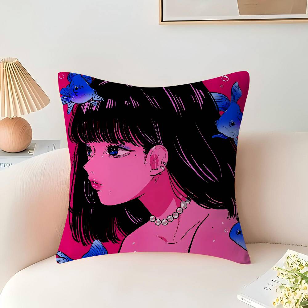 Stephaniepriscillart Cushion Cover Pillow Cover Decor Pillowcase Printed Cushion Case For Couch