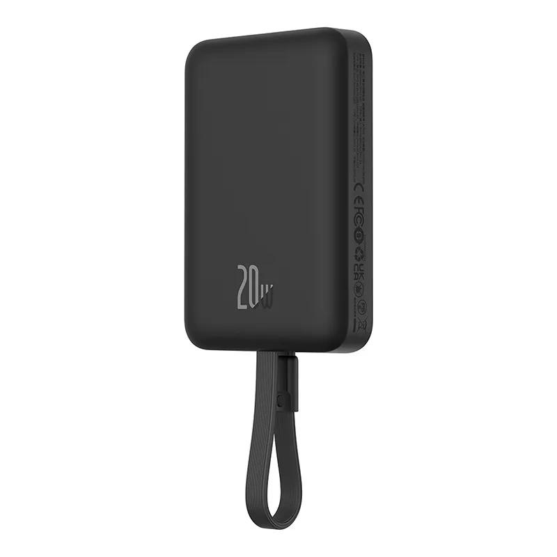 Powerbank Magnetyczny Baseus Magnetic Mini 10000Mah, Lightning 20W Magsafe (Czarny)