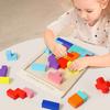 Tetris 3d Wooden Puzzle Toys For Kids Brain Training Educational Gifts Prop