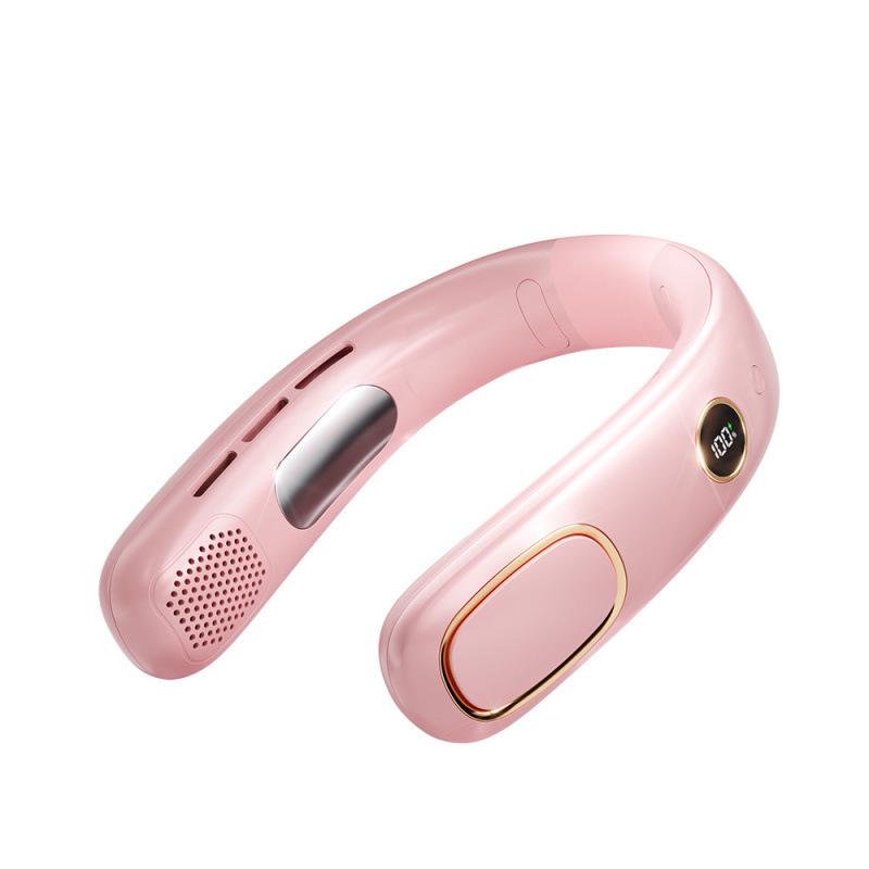 2025 Portable USB Neck Fan: Hands-Free, Lightweight Cooling Solution 2400mAh Standard