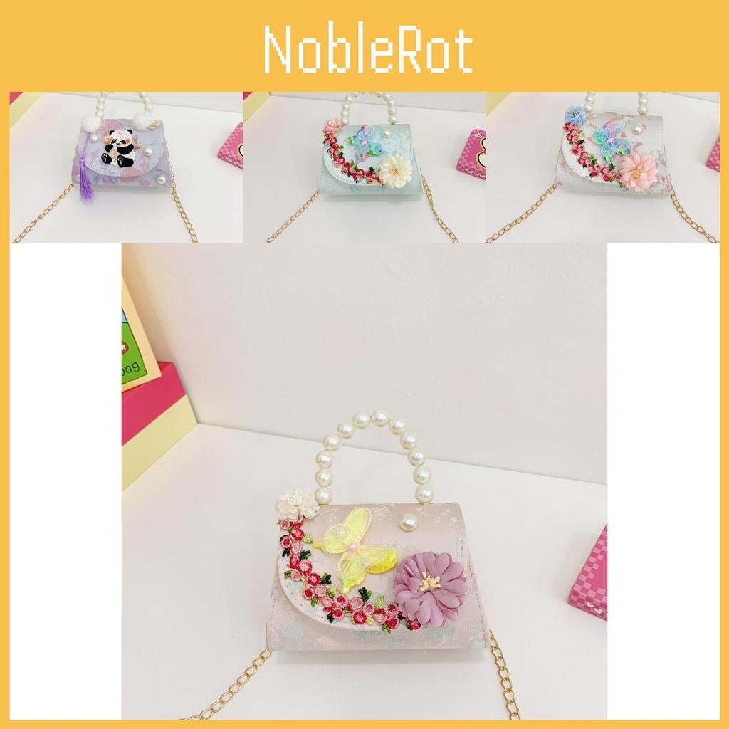 Genderneutral Kids Stylish Shoulder Bag With Cute Panda And Beautiful Chain Details