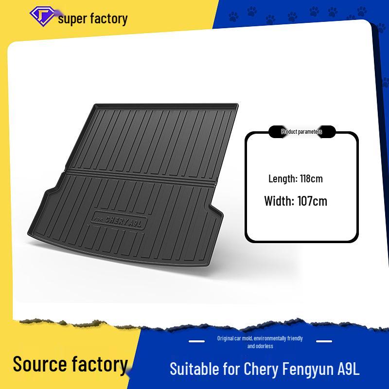 Fengyun A9L Trunk Mat: TPE Luxury Tail Box Mat & Decorative Accessories 2025 Fengyun A9L Trunk Mat