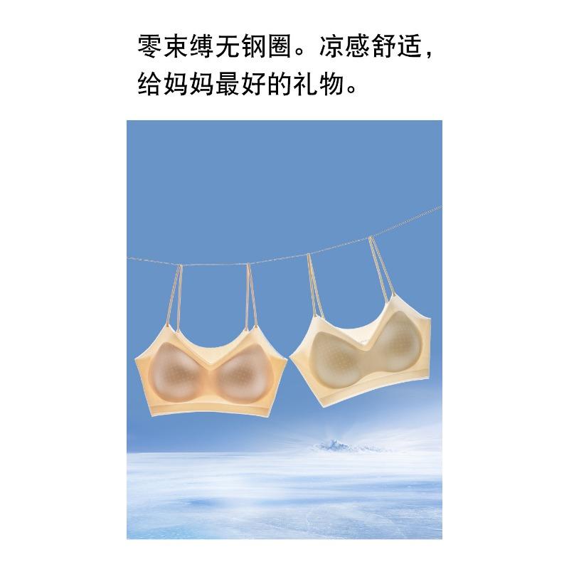 Women S Thin Breathable No Wire Plus Size Comfortable Middle Aged Bra