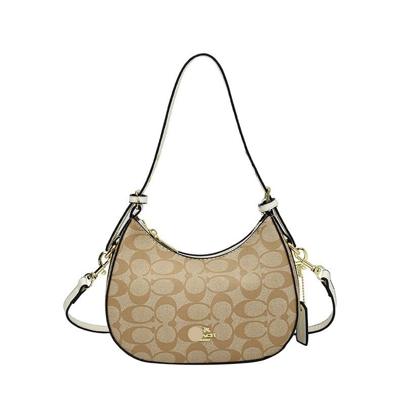 Dámská retro taška přes rameno s potiskem písmen pro rok 2025 – Trendy všestranná crossbody a podpažní kabelka