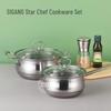 Stainless Steel Milk Pot & Soup Pot Set