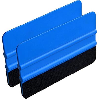 Spatule d'emballage pour voiture, Film autocollant en feutre, grattoir, décalcomanies, lave-sol en vinyle, 2 pièces