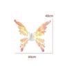 LED Glowing Butterfly Wings with Music And Lights for Girls Adjustable Straps Lightweight Fairy