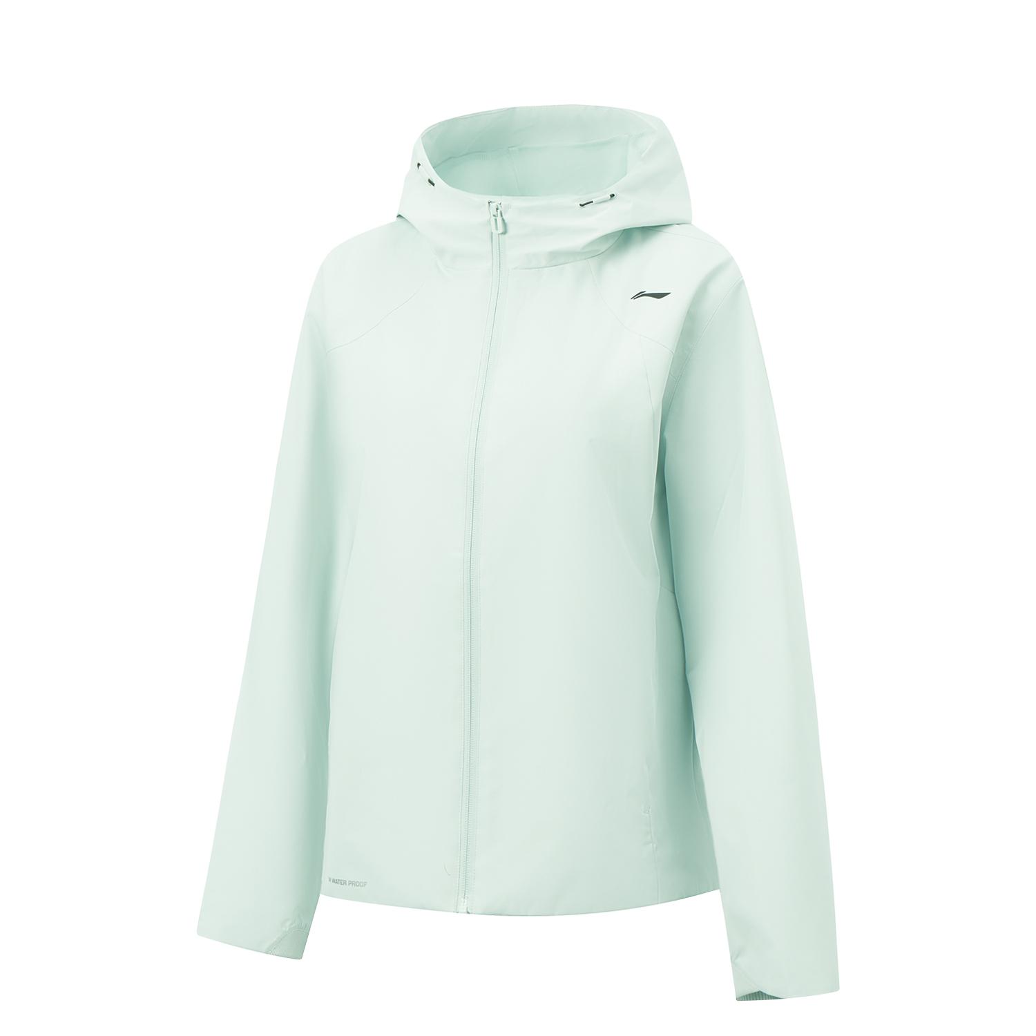 

Li-Ning Solid Color Zipper Versatile Loose Hooded Windbreaker Women outerwear AFDW102-11 XXL