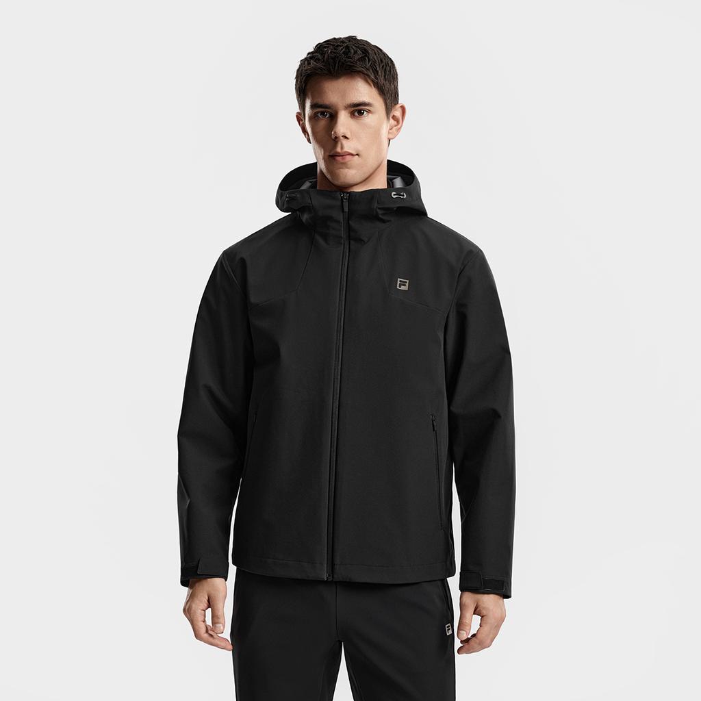 FILA Fitness Removable Three-In-One Simple Personality Sports Casual Training Versatile Comfortable Warm Hooded Two-Piece Jacket A11M611715FBK