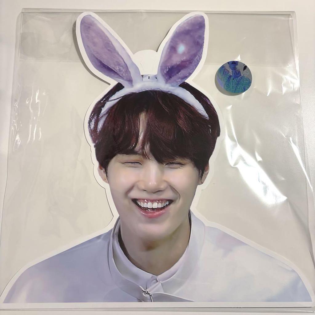 [USED] BTS SUGA trading card AgustD Yoongi postcard slogan birthday