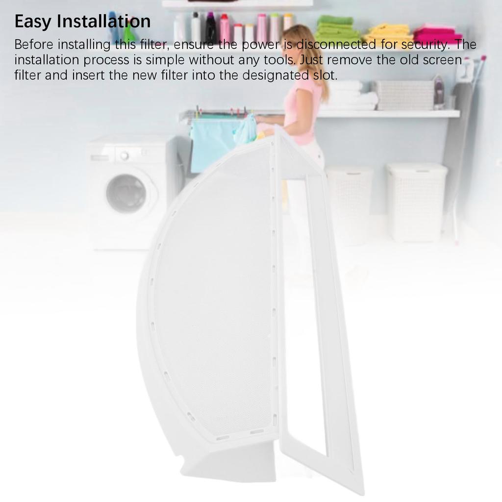 Dryer Lint Screen Filter Easy to Install Dryer Lint Trap Screen Filter for WE18M28 WE18X25100