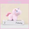 Adorable Unicorn Plush Keychain Cartoon Pony Stuffed Toy Accessory For Kids