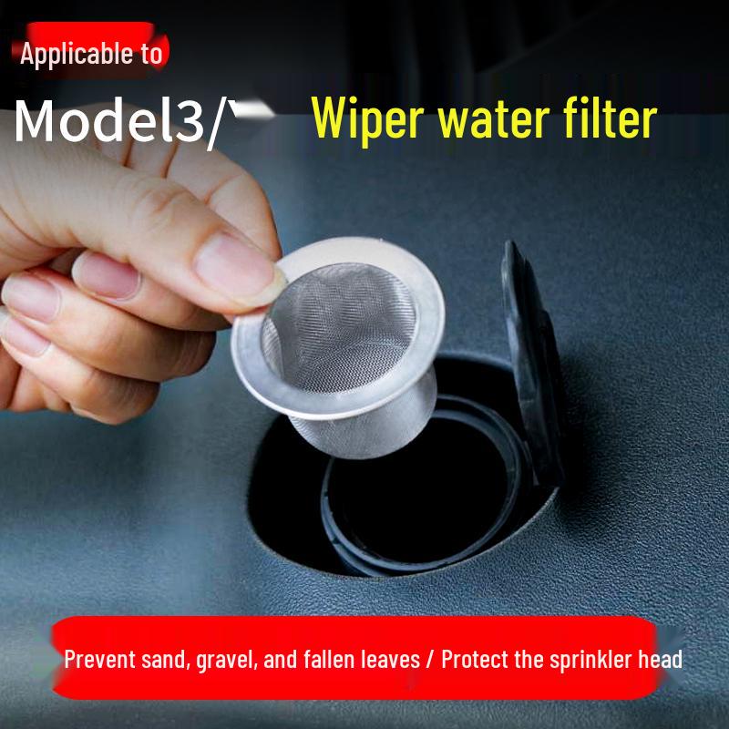 Tesla Model 3/Y Windshield Washer Filter Anti-Clog Modification Accessories