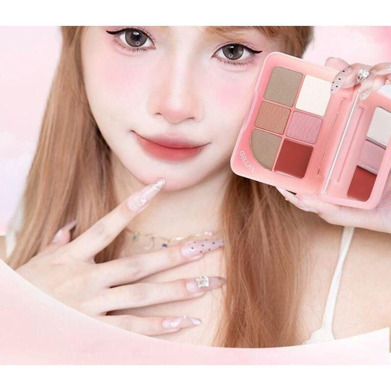 GELLA'S - 6 Colors Multi Function Palette - H01 Sakura