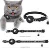 Verstellbares Anti-Verlust-Halsband Reflektierendes Stern-Mond-Katzen-Hundehalsband Airtag Haustierhalsband mit Glocke Niedliches Haustier-Katzen-Positionierungshalsband für Airtag Haustierhalsband