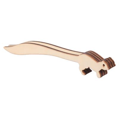Functional Cooking Utensils Practical Wood Squirrels Shaped Tongs Convenient Clamps Kitchen Cooking Tool