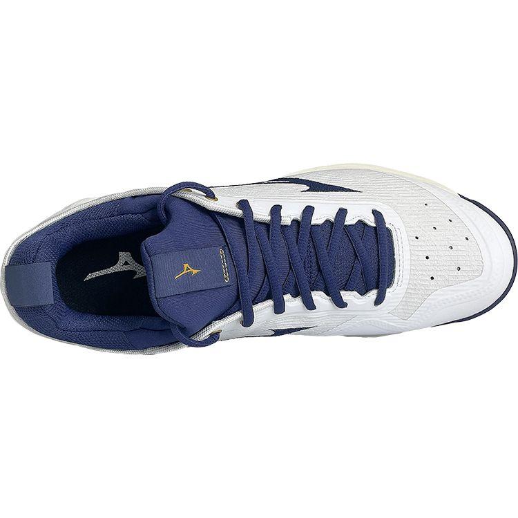 Mizuno Wave Luminous 2 Durable Breathable Non-Slip Professional Competition Low-Top Volleyball Shoes Unisex sneaker White Blue V1GA212043