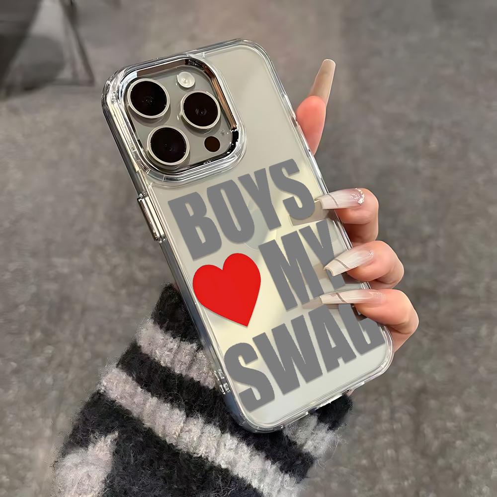 Boy My Swag Fashion Phone Case For Iphone 17 16E 15 11 12 14 13 Pro Max 16 Plus 17E Air Shockproof Cover Fundas