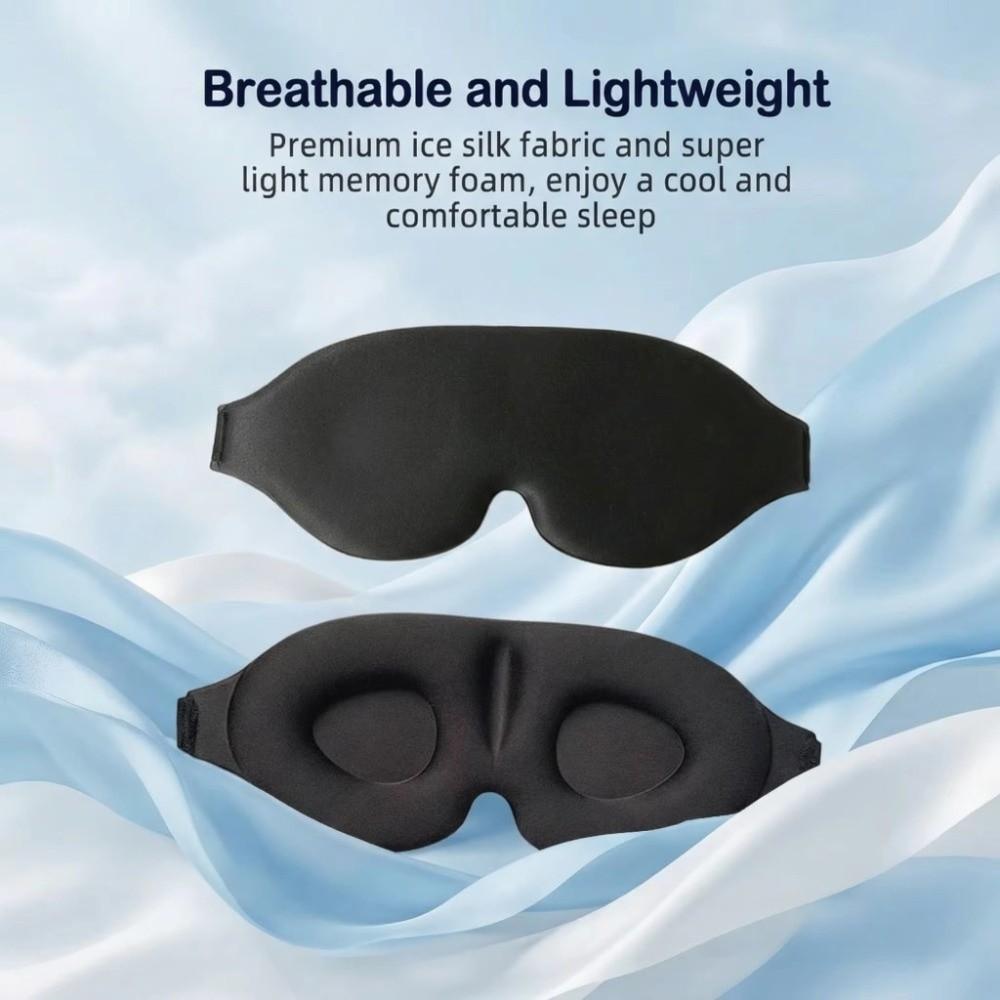 Blackout Sleep Eye Mask Adjustable Strap 3D Eye Mask New Blindfold Mask Office Household